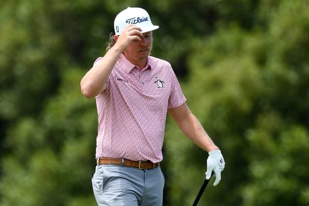 GOLF AUSTRALIAN PGA, Golf Herren Cameron Smith reacts after a shot during round 1 of the 2023 Fortinet Australian PGA Championship in Brisbane, Thursday, November 23, 2023. ( NO ARCHIVING, EDITORIAL USE ONLY, NO USE IN BOOKS WITHOUT CONSENT BRISBANE QUEENSLAND AUSTRALIA  Copyright: xJONOxSEARLEx 20231123001868627212