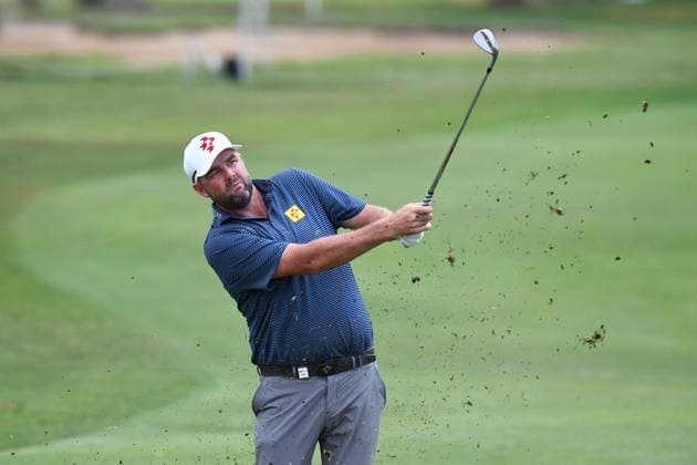GOLF AUSTRALIAN PGA, Golf Herren Marc Leishman plays a shot during round 1 of the 2023 Fortinet Australian PGA Championship in Brisbane, Thursday, November 23, 2023. ( NO ARCHIVING, EDITORIAL USE ONLY, NO USE IN BOOKS WITHOUT CONSENT BRISBANE QUEENSLAND AUSTRALIA  Copyright: xJONOxSEARLEx 20231123001868665792