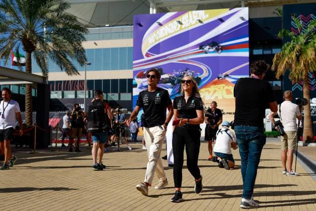 63 George Russell GBR, Mercedes AMG Petronas F1 Team , F1 Grand Prix of Abu Dhabi at Yas Marina Circuit on November 23, 2023 in Abu Dhabi, United Arab Emirates Photo by HOCH ZWEI Abu Dhabi United Arab Emirates