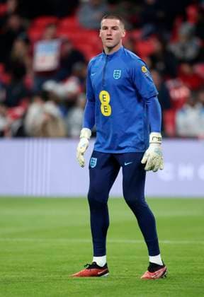 England v Malta: Group C - UEFA EURO, EM, Europameisterschaft,Fussball 2024 European Qualifiers Sam Johnstone, goalkeeper of England warms up before the UEFA EURO 2024 European qualifier match between England and Malta at Wembley Stadium on November 17, 2023 in London, United Kingdom. London Wembley Stadium England United Kingdom Copyright: xNealxSimpson Sportsphoto APLx 13961538
