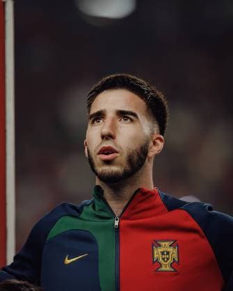 Goncalo Inacio during UEFA EURO, EM, Europameisterschaft,Fussball 2024 qualifying game between national teams of Portugal and Iceland, Estadio Jose Alvalade, Lisbon, Portugal. (Maciej Rogowski) Lisbon Estadio Jose Alvalade Portugal Copyright: xMaciejxRogowskix portugal-iceland-full-19-11-2023-046