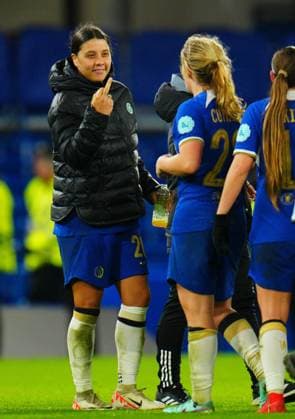Sport Bilder des Tages EDITORIAL USE ONLY No use with unauthorised audio, video, data, fixture lists, club league logos or live services. Online in-match use limited to 120 images, no video emulation. No use in betting, games or single club league player publications. Chelsea Women v Paris FC Feminines, UEFA Women s Champions League, Group D, Football, Stamford Bridge, London, UK - 23 Nov 2023 EDITORIAL USE ONLY No use with unauthorised audio, video, data, fixture lists, club league logos or live services. Online in-match use limited to 120 images, no video emulation. No use in betting, games or single club league player publications. Copyright: xJavierxGarcia Shutterstockx 14226354ak