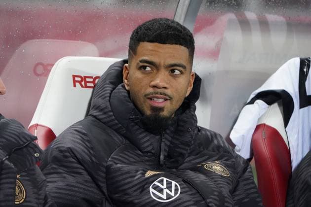 National team, football, friendly match, international match, Austria Germany , 21 11 2023, Ernst Happel Stadium Vienna Benjamin Henrichs Germany, action, single image