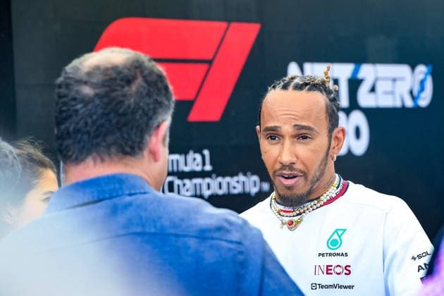 Formula 1 GP Abu Dhabi Thursday 23 11 2023 Lewis Hamilton GBR Mercedes AMG F1 Team Formula 1 GP Abu Dhabi Thursday 23 11 2023 Copyright: xBEAUTIFULxSPORTS Erlhofx