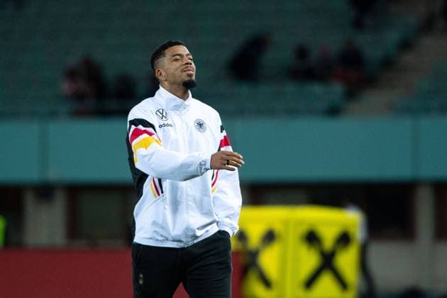 Benjamin Henrichs Germany, 16 , AUT, Austria vs Germany, mens national football team, friendly match, 2023 2024 season, 21 11 2023 DFB regulations prohibit any use of photographs as image sequences and or quasi video AUT, Austria vs Germany, mens national football team, friendly match, 2023 2024 season, 21 11 2023 Vienna Copyright: xEibner-Pressefoto Memmlerx EP_MMR