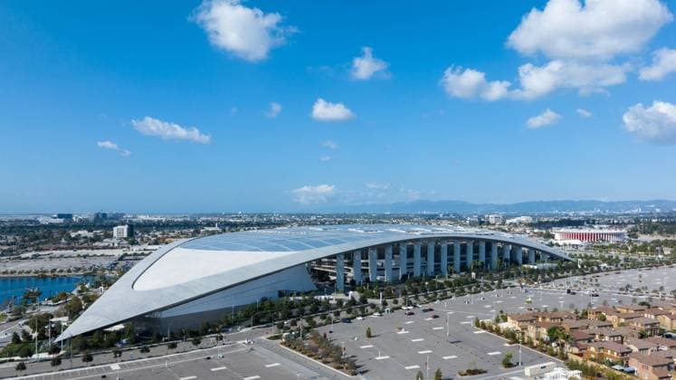 Football, Copa America 2024, sports facilities, SoFi Stadium in Inglewood