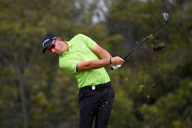 GOLF AUSTRALIAN PGA, Golf Herren Lucas Herbert plays a shot during round 3 of the 2023 Australian PGA Championship in Brisbane, Saturday, November 25, 2023. ( NO ARCHIVING, EDITORIAL USE ONLY, NO USE IN BOOKS WITHOUT CONSENT BRISBANE QUEENSLAND AUSTRALIA  Copyright: xJONOxSEARLEx 20231125001869451267