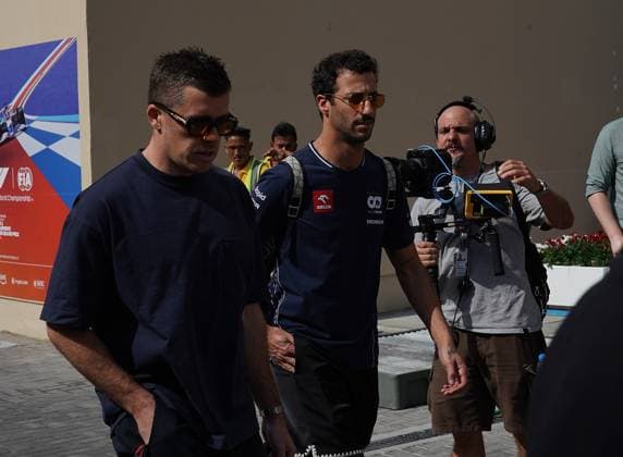 25 11 2023, Yas Marina Circuit, Abu Dhabi, Formula 1 Etihad Airways Abu Dhabi Grand Prix 2023 , pictured Daniel Ricciardo AUS , Scuderia AlphaTauri Abu Dhabi Yas Marina Circuit United Arab Emirates  eu-images-506