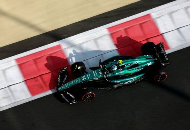 14 Fernando Alonso ESP, Aston Martin Aramco Cognizant F1 Team , F1 Grand Prix of Abu Dhabi at Yas Marina Circuit on November 25, 2023 in Abu Dhabi, United Arab Emirates Photo by HOCH ZWEI Abu Dhabi United Arab Emirates