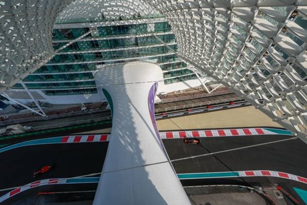 11 Sergio Perez MEX, Oracle Red Bull Racing , F1 Grand Prix of Abu Dhabi at Yas Marina Circuit on November 25, 2023 in Abu Dhabi, United Arab Emirates Photo by HOCH ZWEI Abu Dhabi United Arab Emirates