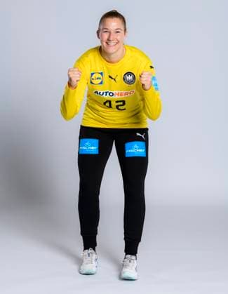 Handball, Womens Training Course Grosswallstadt Goalkeeper Katharina Filter Germany Grosswallstadt Sporthotel Germany