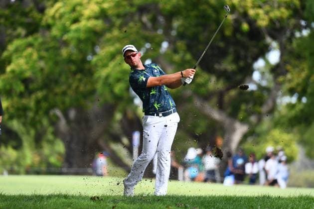 GOLF AUSTRALIAN PGA, Golf Herren Lucas Herbert plays a shot during the final round of the 2023 Australian PGA Championship in Brisbane, Sunday, November 26, 2023. ( NO ARCHIVING, EDITORIAL USE ONLY, NO USE IN BOOKS WITHOUT CONSENT BRISBANE QUEENSLAND AUSTRALIA  Copyright: xJONOxSEARLEx 20231126001870027533