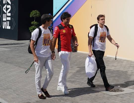 Formula 1 Etihad Airways Abu Dhabi Grand Prix 2023 26 11 2023, Yas Marina Circuit, Abu Dhabi, Formula 1 Etihad Airways Abu Dhabi Grand Prix 2023 , in the picture Carlos Sainz Jr ESP , Scuderia Ferrari nordphotoxGmbHx xBratic nph00250