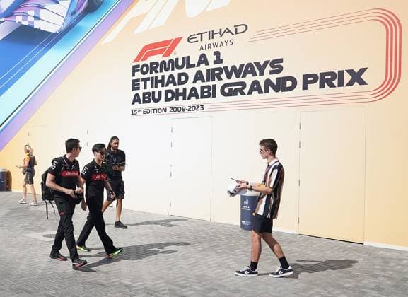 26 11 2023, Yas Marina Circuit, Abu Dhabi, Formula 1 Etihad Airways Abu Dhabi Grand Prix 2023 , pictured Guanyu Zhou CHN , Alfa Romeo F1 Team Stake Abu Dhabi Yas Marina Circuit United Arab Emirates  eu-images-506