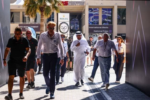 November 26, 2023, Abu Dhabi, United Arab Emirates: Mohammed ben Sulayem, FIA President, ahead of Formula 1 Abu Dhabi Grand Prix at Yas Marina Circuit on November 26, 2023 in Abu Dhabi, United Arab Emirates. Abu Dhabi United Arab Emirates - ZUMAz156 0368001462st Copyright: xBeataxZawrzelx