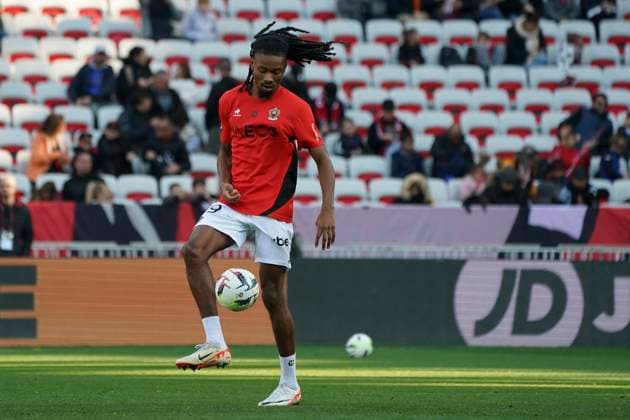 Khephren Thuram (OGC Nice) FOOTBALL : OGC Nice vs Toulouse FC - Ligue 1 Uber Eats - Nice - 26 11 2023 NorbertScanella Panoramic 