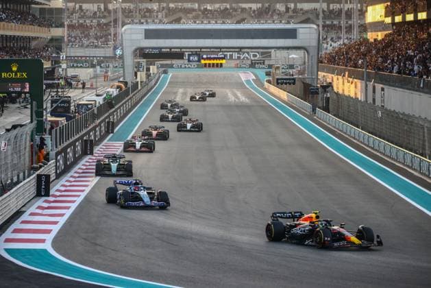 November 26, 2023, Abu Dhabi, United Arab Emirates: Sergio Perez of Red Bull Racing during Formula 1 Abu Dhabi Grand Prix at Yas Marina Circuit on November 26, 2023 in Abu Dhabi, United Arab Emirates. Abu Dhabi United Arab Emirates - ZUMAz156 0368043319st Copyright: xBeataxZawrzelx