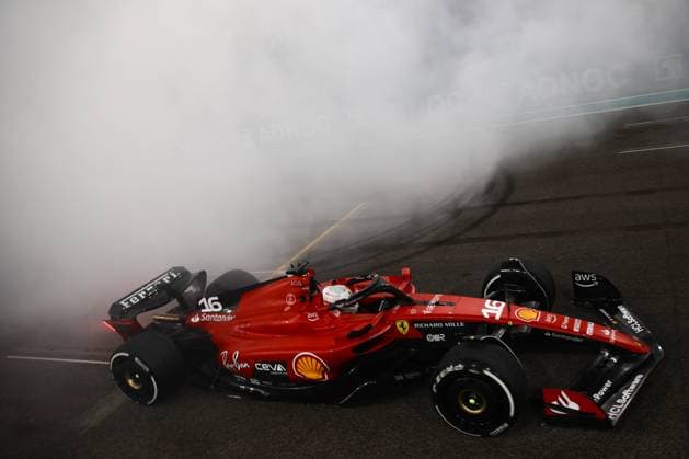 F1 Abu Dhabi Grand Prix 2023 Charles Leclerc of Ferrari after the Formula 1 Abu Dhabi Grand Prix at Yas Marina Circuit in Abu Dhabi, United Arab Emirates on November 26, 2023. Abu Dhabi United Arab Emirates  Copyright: xJakubxPorzyckix originalFilename:porzycki-f1abudha231126_np5wd.jpg