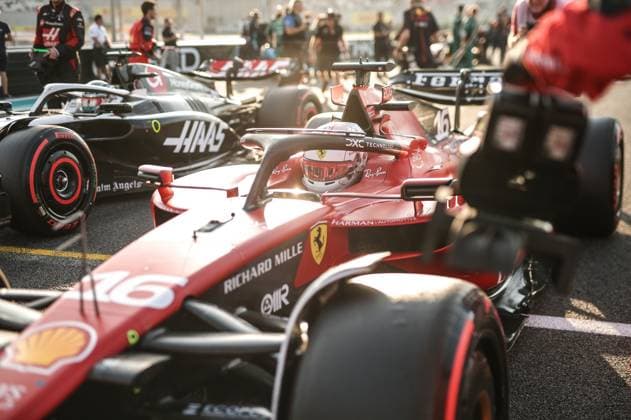 16 Charles Leclerc MCO, Scuderia Ferrari , F1 Grand Prix of Abu Dhabi at Yas Marina Circuit on November 26, 2023 in Abu Dhabi, United Arab Emirates Photo by HOCH ZWEI Abu Dhabi United Arab Emirates
