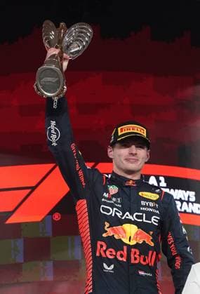 26 11 2023, Yas Marina Circuit, Abu Dhabi, Formula 1 Etihad Airways Abu Dhabi Grand Prix 2023 , in the picture winner Max Verstappen NLD , Oracle Red Bull Racing Abu Dhabi Yas Marina Circuit United Arab Emirates  eu-images-506
