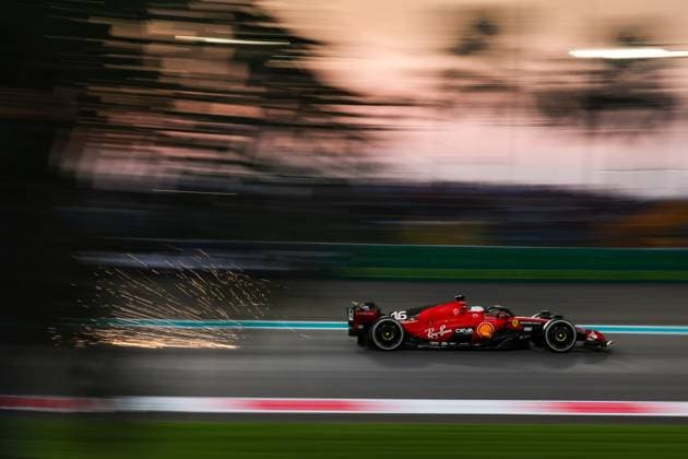 16 Charles Leclerc MCO, Scuderia Ferrari , F1 Grand Prix of Abu Dhabi at Yas Marina Circuit on November 26, 2023 in Abu Dhabi, United Arab Emirates Photo by HOCH ZWEI Abu Dhabi United Arab Emirates