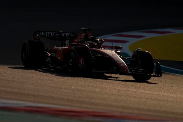 November 26, 2023, Abu Dhabi, United Arab Emirates: CHARLES LECLERC of Monaco and Scuderia Ferrari drives during the 2023 FIA Formula 1 Abu Dhabi Grand Prix at Yas Marina Circuit in Abu Dhabi, United Arab Emirates. Abu Dhabi United Arab Emirates - ZUMAg147 20231126_fap_g147_028 Copyright: xJamesxGasperottix