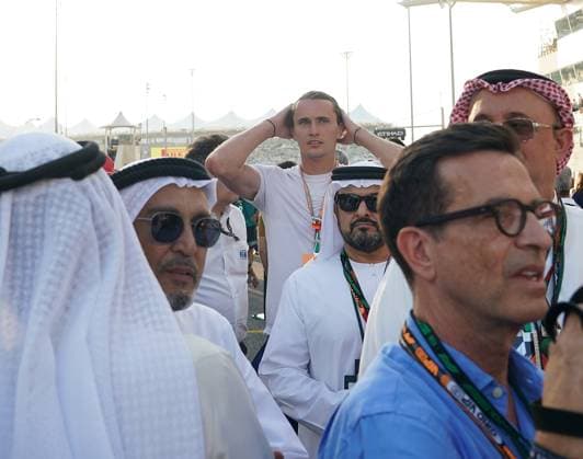 Formula 1 Etihad Airways Abu Dhabi Grand Prix 2023 26 11 2023, Yas Marina Circuit, Abu Dhabi, Formula 1 Etihad Airways Abu Dhabi Grand Prix 2023 , pictured German tennis player Alexander Sascha Zverev nordphotoxGmbHx xBratic nph00250