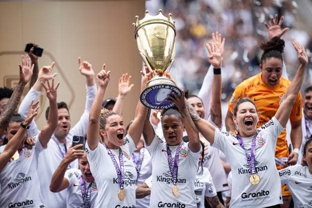 Bilder des Jahres 2023, Sport 11 November Sport Themen der Woche KW47 Sport Bilder des Tages Match between Palmeiras and Sao Paulo in the Paulista U20 Football 2023 final Sao Paulo (SP), 11 26 2023 - PAULISTA FEMININO CORINTHIANS east side of Sao Paulo, this Sunday, November 26, 2023. (Foto: Ronaldo Barreto Thenews2 imago images) SPO  Copyright: xRONALDOxBARRETOx