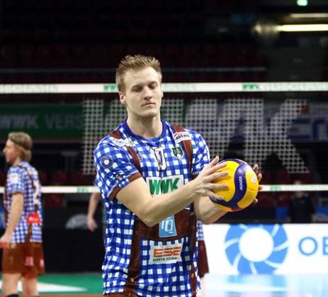 Norbert ENGEMANN Herrsching , He Volleyballl, Bundesliga 2023 24, WWK Volleys Herrsching vs SWD powervolleys Dueren, 26 11 23, Munich, BMW Park, Copyright: WolfgangxFehrmann