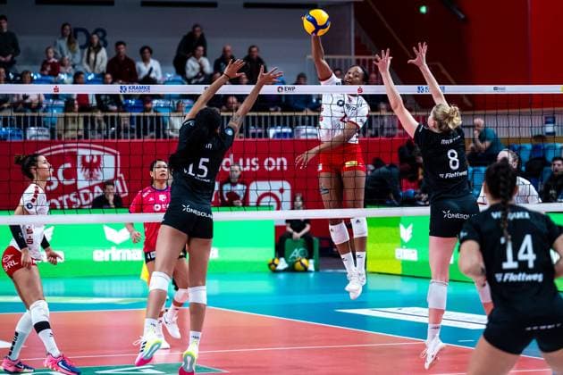 Volleyball, Women, VBL, SC Potsdam - Rote Raben Vilsbiburg