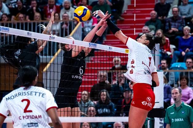 VBL Volleyball Bundesliga SC Potsdam Rote Raben Vilsbiburg 26 11 2023 VBL Volleyball Bundesliga SC Potsdam Rote Raben Vilsbiburg 26 11 2023 Copyright: xBEAUTIFULxSPORTS NicolxMarschallx