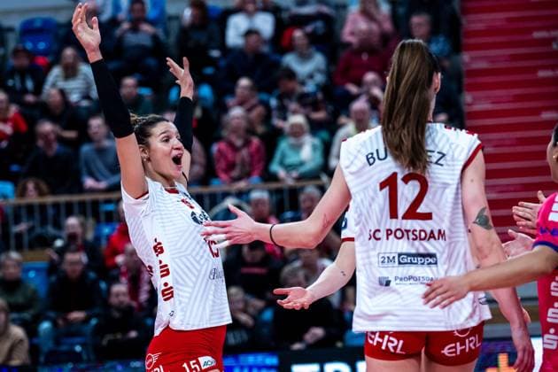 VBL Volleyball Bundesliga SC Potsdam Rote Raben Vilsbiburg 26 11 2023 VBL Volleyball Bundesliga SC Potsdam Rote Raben Vilsbiburg 26 11 2023 Copyright: xBEAUTIFULxSPORTS NicolxMarschallx