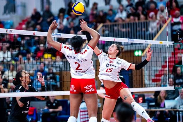 VBL Volleyball Bundesliga SC Potsdam Rote Raben Vilsbiburg 26 11 2023 VBL Volleyball Bundesliga SC Potsdam Rote Raben Vilsbiburg 26 11 2023 Copyright: xBEAUTIFULxSPORTS NicolxMarschallx