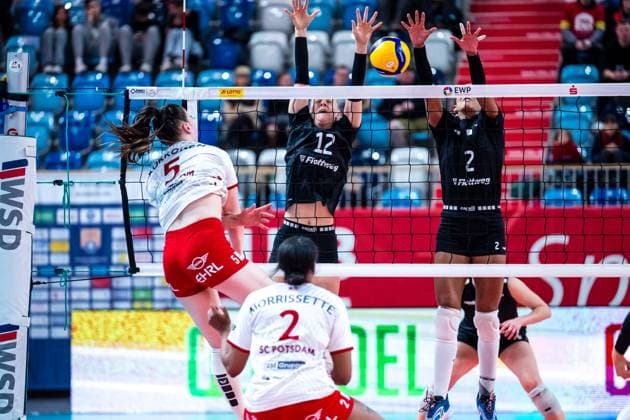 VBL Volleyball Bundesliga SC Potsdam Rote Raben Vilsbiburg 26 11 2023 VBL Volleyball Bundesliga SC Potsdam Rote Raben Vilsbiburg 26 11 2023 Copyright: xBEAUTIFULxSPORTS NicolxMarschallx