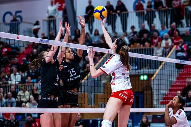 VBL Volleyball Bundesliga SC Potsdam Rote Raben Vilsbiburg 26 11 2023 VBL Volleyball Bundesliga SC Potsdam Rote Raben Vilsbiburg 26 11 2023 Copyright: xBEAUTIFULxSPORTS NicolxMarschallx