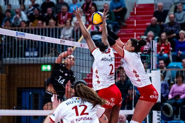 VBL Volleyball Bundesliga SC Potsdam Rote Raben Vilsbiburg 26 11 2023 VBL Volleyball Bundesliga SC Potsdam Rote Raben Vilsbiburg 26 11 2023 Copyright: xBEAUTIFULxSPORTS NicolxMarschallx