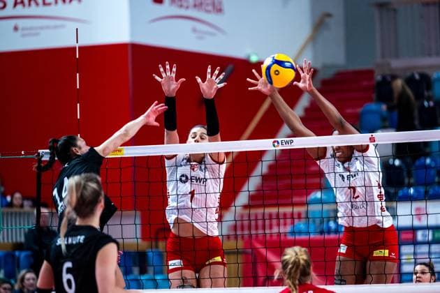 VBL Volleyball Bundesliga SC Potsdam Rote Raben Vilsbiburg 26 11 2023 VBL Volleyball Bundesliga SC Potsdam Rote Raben Vilsbiburg 26 11 2023 Copyright: xBEAUTIFULxSPORTS NicolxMarschallx