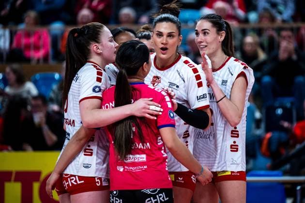 VBL Volleyball Bundesliga SC Potsdam Rote Raben Vilsbiburg 26 11 2023 VBL Volleyball Bundesliga SC Potsdam Rote Raben Vilsbiburg 26 11 2023 Copyright: xBEAUTIFULxSPORTS NicolxMarschallx