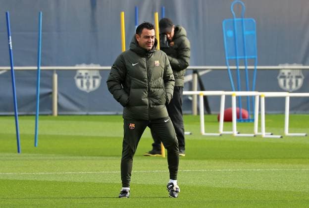 FC Barcelona, Barca Training Before The Champions League Match Against FC Porto Xavi Hernandez is participating in the training session before the UEFA Champions League match against FC Porto in Barcelona, Spain, on November 27, 2023. Barcelona Barcelona Spain  Copyright: xUrbanandsportx originalFilename:urbanandsport-fcbarcel231127_np2hH.jpg