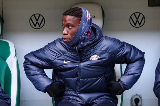 Ilaix Moriba RB Leipzig,26 1 Soccer Bundesliga Season 2023 2024 VfL Wolfsburg vs RB Leipzig at the Volkswagen Arena in Wolfsburg Soccer,Germany,Man,Men,25 11 2023