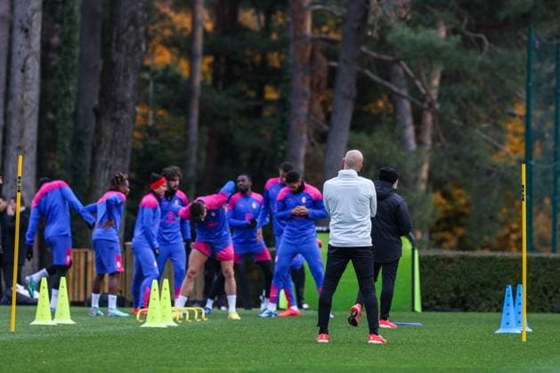 Stefano Pioli Head Coach of AC Milan seen during the AC Milan training session at Milanello Sports Center ahead of their UEFA Champions League 2023 24 Group Stage F match against Borussia Dortmund at Centro Sportivo Milanello, Carnago, Italy on November 27, 2023  Copyright: xFabrizioxCarabelli IPAxSportx xix xx IPA_41893124 IPA_Agency_IPA41893124