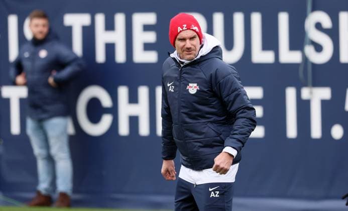 RB Leipzig Training Champions League Leipzig, 27 11 2023, RB Training Center, UEFA Champions League , RB Leipzig final training the day before Manchester City vs RBL , In the picture Co Coach Alexander Zickler RB Leipzig , Picture Point
