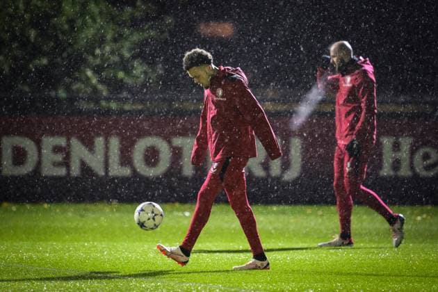 Football, CL, Feyenoord Rotterdam, Training
