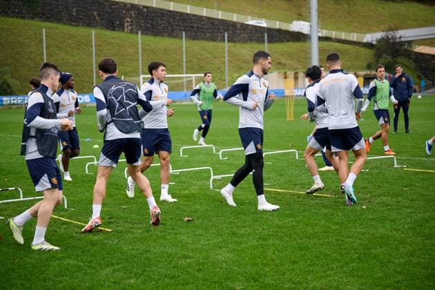 Football, CL, Real Sociedad San Sebastian Training