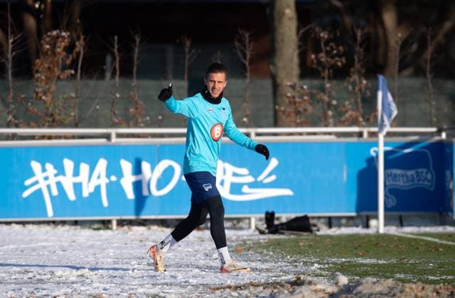 Soccer, Men, Season 2023 24, 2 Bundesliga, Hertha BSC, Training, Peter Pekarik Hertha BSC , 28 11 2023, Copyright: xSebastianxRäppold MatthiasxKochx