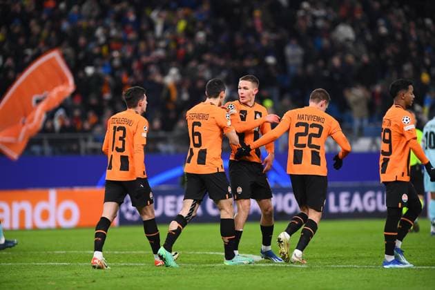 HAMBURG, GERMANY - 28 NOVEMBER, 2023: The UEFA Champions League match between FC Shakhtar Donetsk vs Royal Antwerpen FC at Volksparkstadion  Copyright: xVItaliixKliuievx