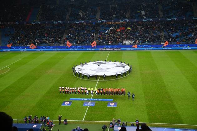 HAMBURG, GERMANY - 28 NOVEMBER, 2023: The UEFA Champions League match between FC Shakhtar Donetsk vs Royal Antwerpen FC at Volksparkstadion  Copyright: xVItaliixKliuievx