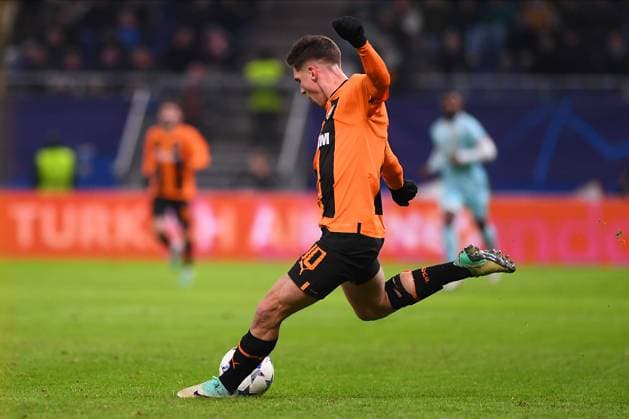 HAMBURG, GERMANY - 28 NOVEMBER, 2023: The UEFA Champions League match between FC Shakhtar Donetsk vs Royal Antwerpen FC at Volksparkstadion  Copyright: xVItaliixKliuievx