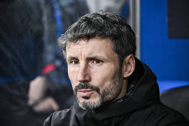 Antwerp s head coach Mark van Bommel pictured before a soccer match between Ukrainian Shakthar Donetsk and Belgian Royal Antwerp FC, on Tuesday 28 November 2023 in Hamburg, Germany, on day five of the Champions League group stage, in group H. TOM GOYVAERTS TomxGoyvaerts  x81026228x