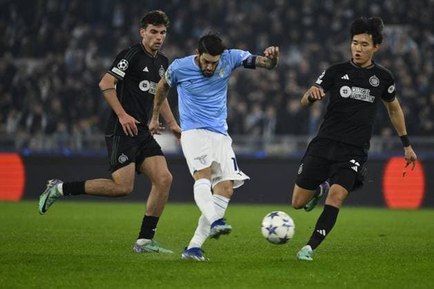 UEFA Champions League football match - SS Lazio vs Celtic FC Luis Alberto of S.S. Lazio during the 5th day of the UEFA Champions League Group E between S.S. Lazio - Celtic F.C. on 28 November 2023 at the Olympic Stadium in Rome, Italy. Rome Italy  Copyright: xIPAxSport ABACAx